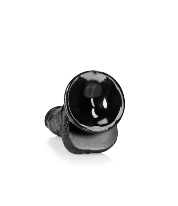 RealRock by Shots Gebogen Realistische Dildo met Ballen en Zuignap - 6 / 15,5 cm