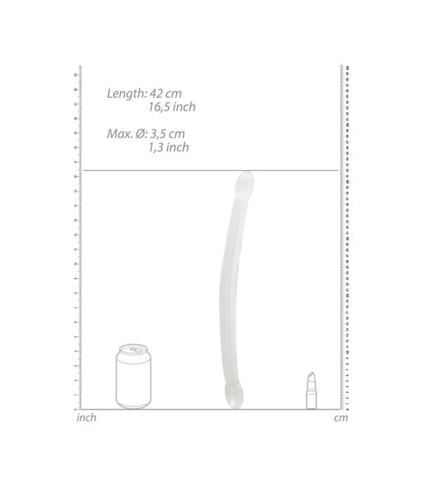 RealRock by Shots Niet-realistische Double Dong - 17 / 42 cm