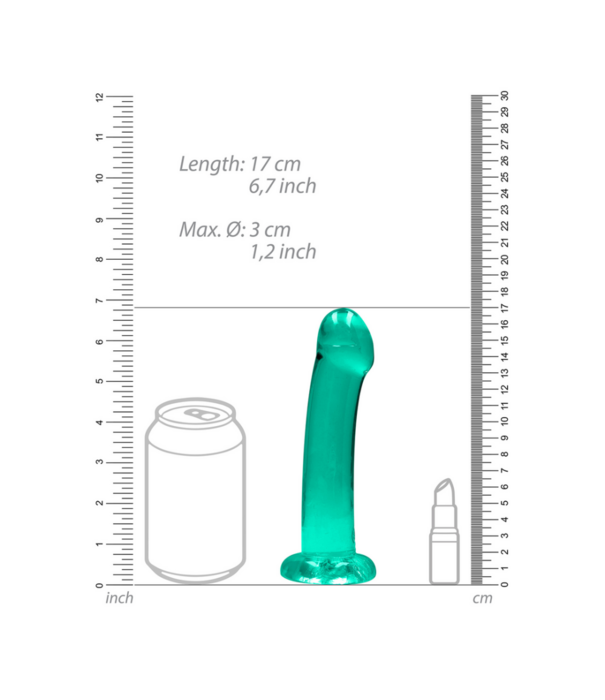 RealRock by Shots Niet-realistische dildo met zuignap - 7 / 17 cm