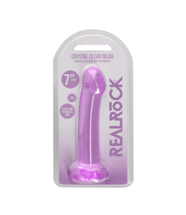 RealRock by Shots Niet-realistische dildo met zuignap - 7 / 17 cm