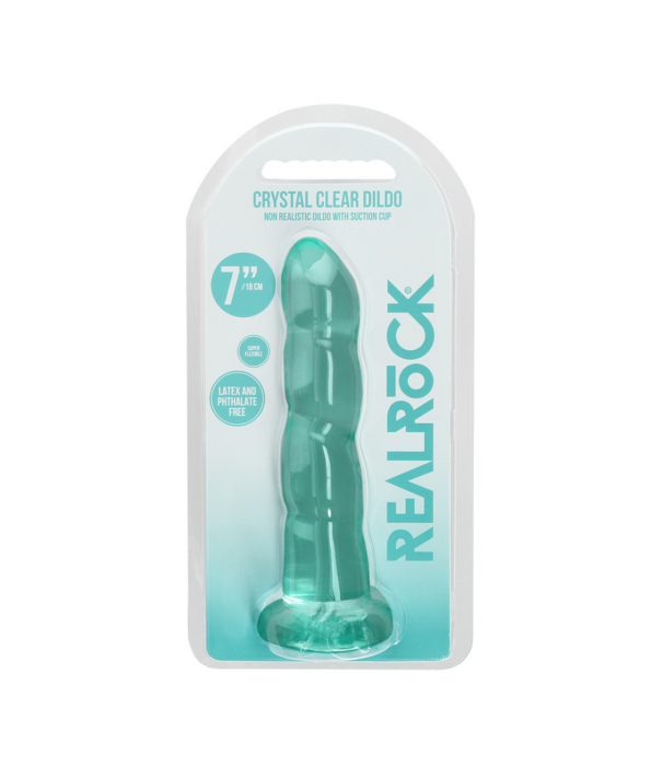 RealRock by Shots Niet-realistische dildo met zuignap - 7 / 17 cm