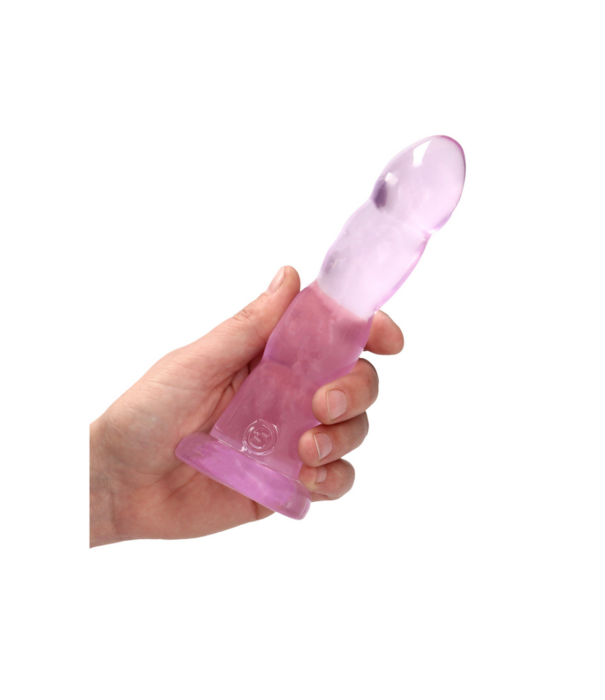 RealRock by Shots Niet-realistische Dildo met Zuignap - 7 / 17 cm