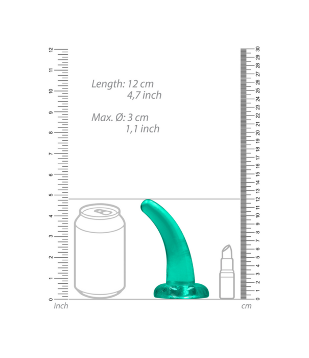 RealRock by Shots Niet-realistische dildo met zuignap - 5 / 11,5 cm