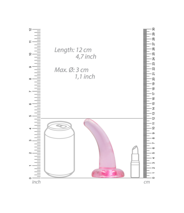 RealRock by Shots Niet-realistische dildo met zuignap - 5 / 11,5 cm