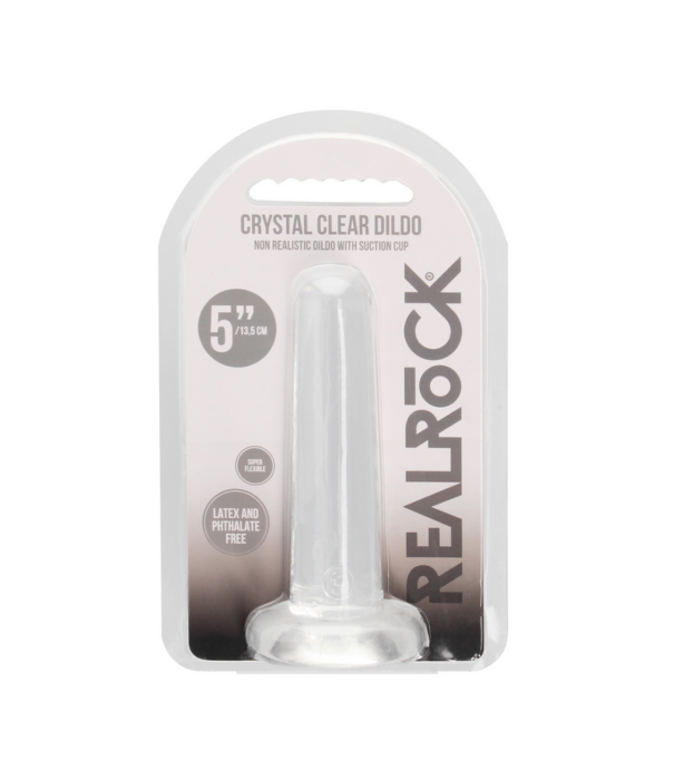 RealRock by Shots Niet-realistische Dildo met zuignap - 5 / 13,5 cm