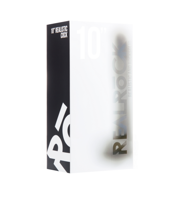 RealRock by Shots Realistische Cock met Scrotum - 10 / 25 cm