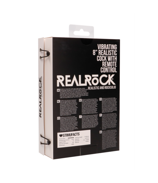 RealRock by Shots Realistische Cock met Scrotum - 10 / 25 cm