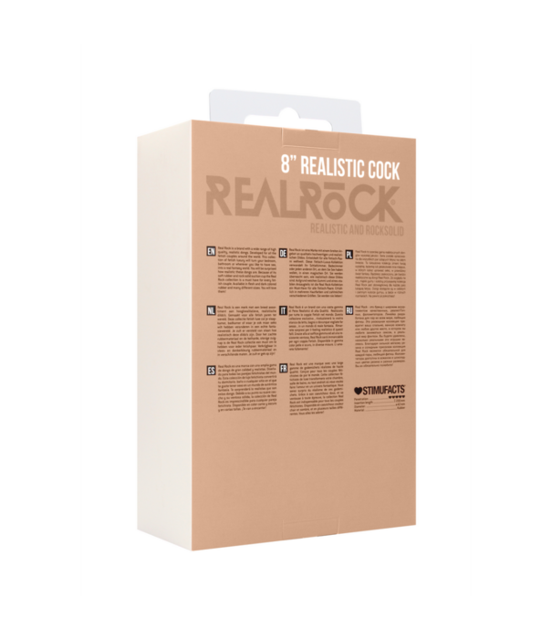 RealRock by Shots Realistische Cock met Scrotum - 8 / 20 cm