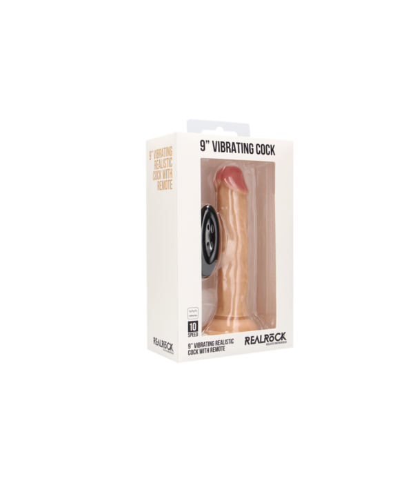 RealRock by Shots Vibrerende Realistische Cock - 9 / 23 cm