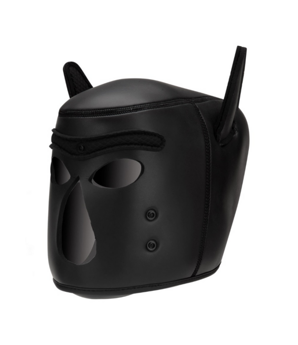 Prowler Red Neopreen Puppy Hood - Zwart