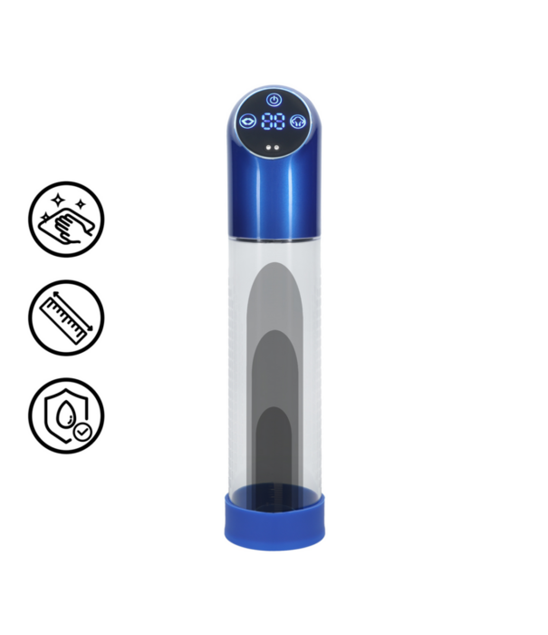 Pumped by Shots Automatische Waterdichte Pomp - Metaal Blauw