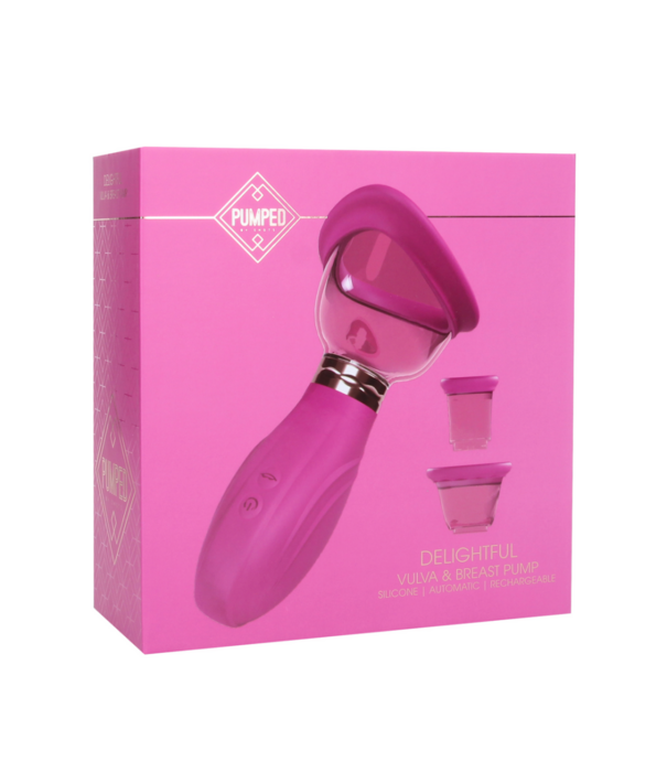 Pumped by Shots Heerlijke - Oplaadbare Vulva en Borst Pomp - Roze