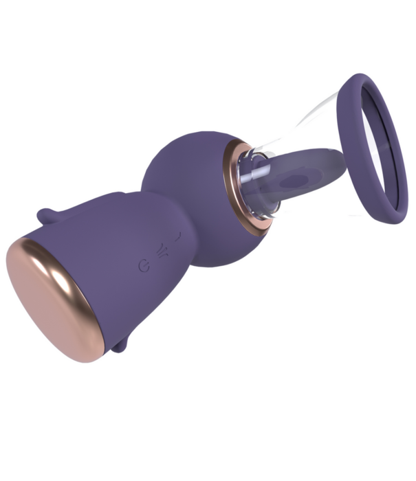 Pumped by Shots Exquisite - Oplaadbare Vulva en Borst Pomp - Paars