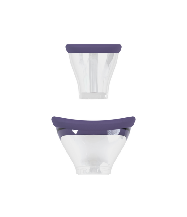 Pumped by Shots Exquisite - Oplaadbare Vulva en Borst Pomp - Paars