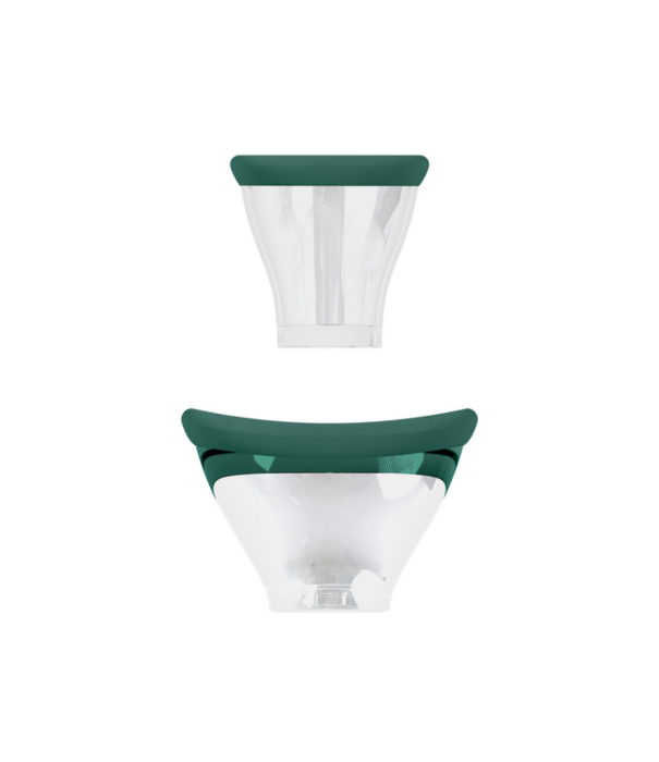 Pumped by Shots Boost - Oplaadbare Vulva- en Borstpomp - Bosgroen