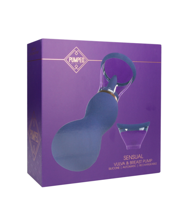 Pumped by Shots Sensual - Oplaadbare Vulva en Borst Pomp - Paars