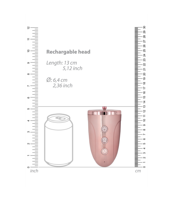 Pumped by Shots Universele Oplaadbare Pompkop