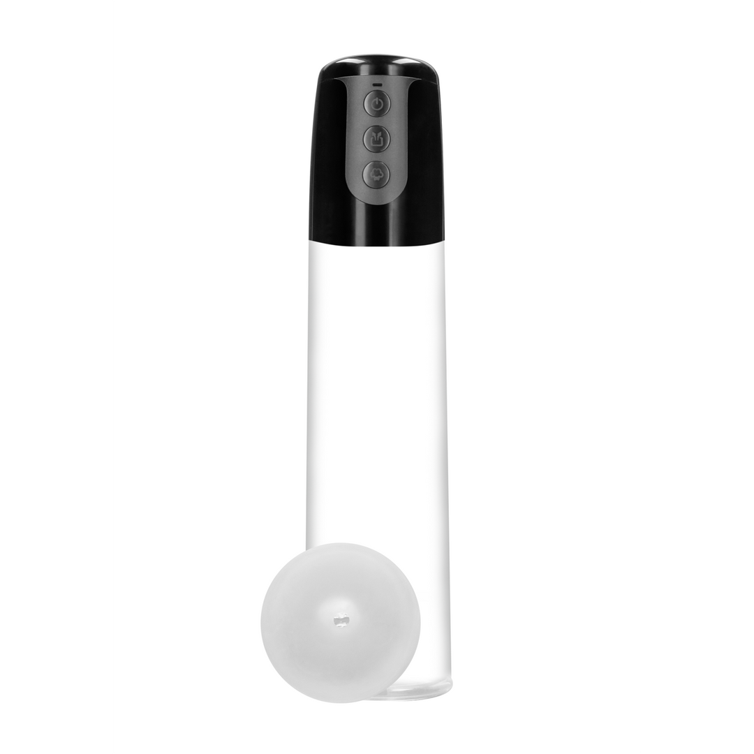Pumped by Shots Automatische Cyber Pomp met Masturbatie Sleeve afbeelding