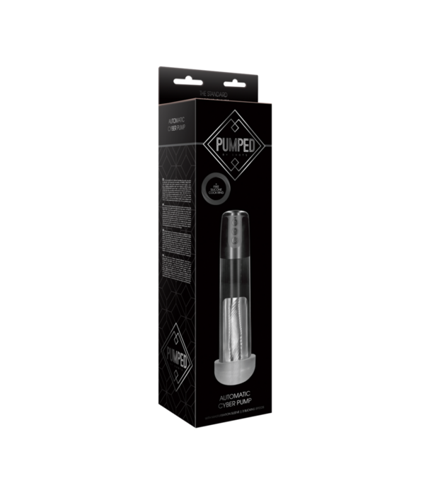 Pumped by Shots Automatische Cyber Pomp met Masturbatie Sleeve