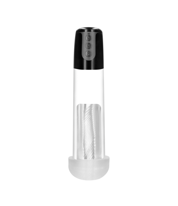 Pumped by Shots Automatische Cyber Pomp met Masturbatie Sleeve