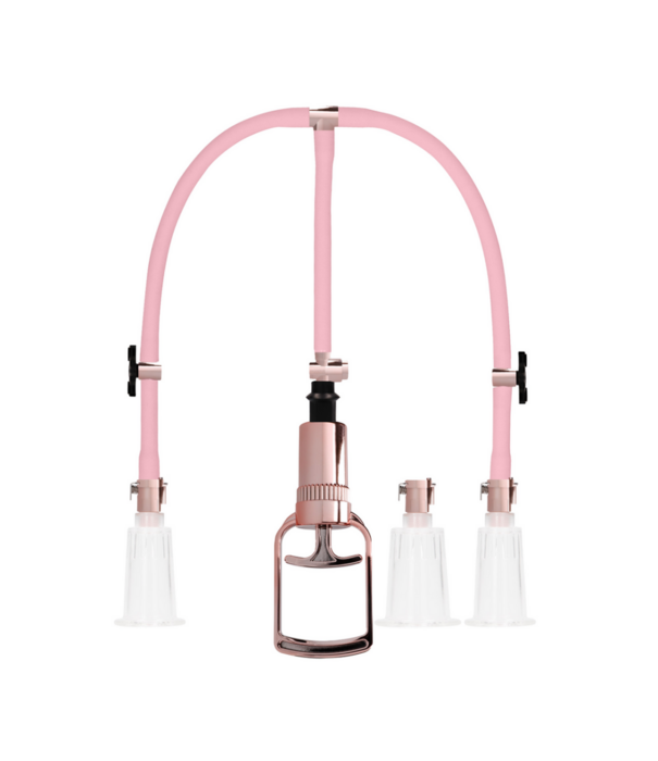 Pumped by Shots Clitorale  Tepelpomp Set Middel - Groot