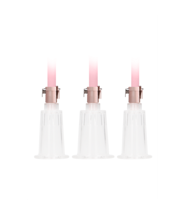 Pumped by Shots Clitorale  Tepelpomp Set Middel - Groot