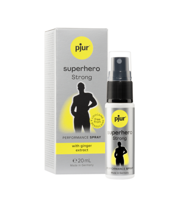 Pjur Superhero Strong - Performance Spray for Men - 0.7 fl oz / 20 ml