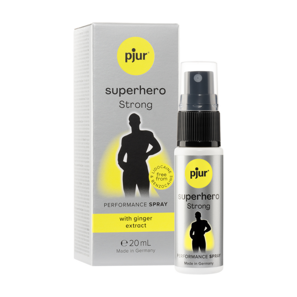 Pjur Superhero Strong - Performance Spray for Men - 0.7 fl oz / 20 ml afbeelding