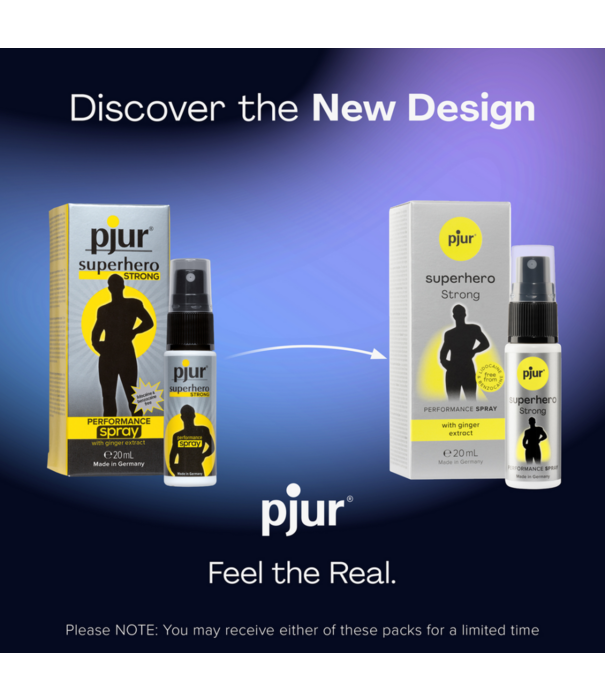 Pjur Superhero Strong - Stimulerende Spray voor Mannen - 0,7 fl oz / 20 ml