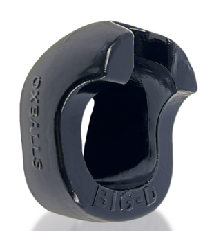 Big-D - Bigger Bulge Cockring met Shaft Grippers - Zwart