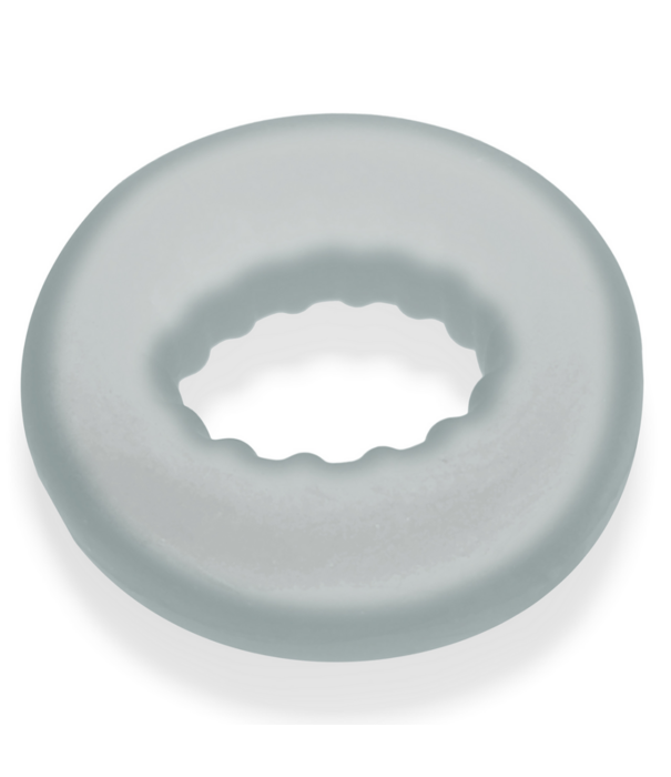 Oxballs Axis - Inner Ribbed Griphold Cockring - Duidelijk IJs