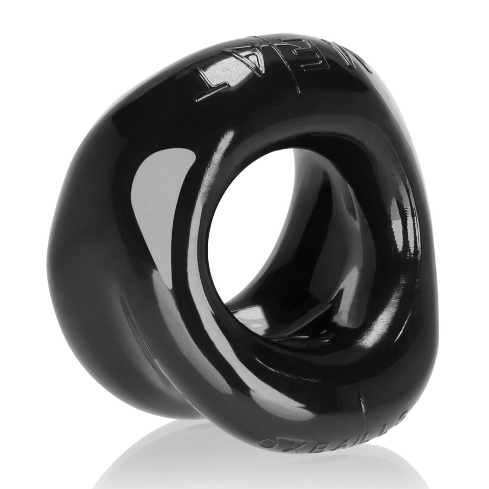 Oxballs Vlees - Bigger Bulge Padded Pumping Cockring - Zwart afbeelding