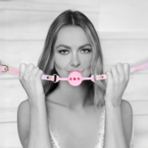 Paris Collectie - Siliconen Ball Gag - Roze