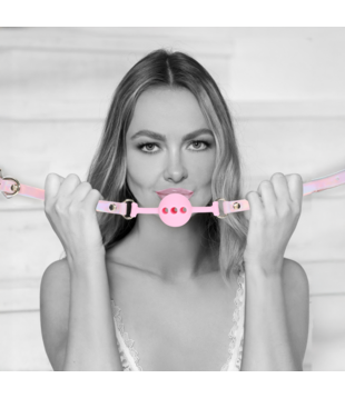 Paris Collectie - Siliconen Ball Gag - Roze