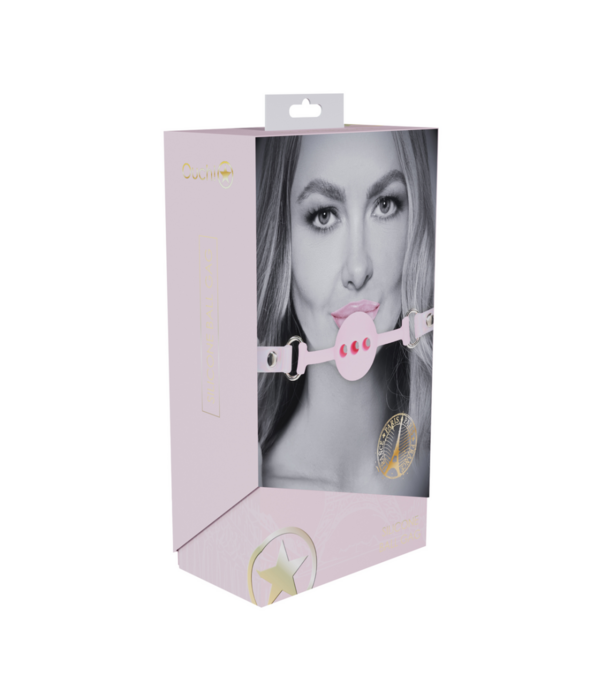 Ouch! by Shots Paris Collectie - Siliconen Ball Gag - Roze