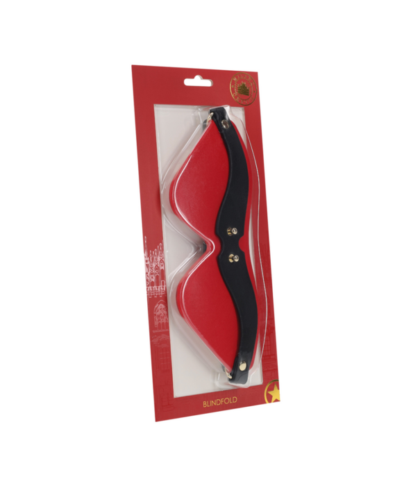 Ouch! by Shots Milan Collectie - Blinddoek - Zwart/Rood