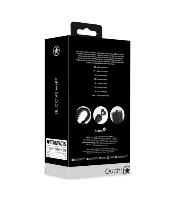 Ouch! by Shots Beginners Silicone Klapper - Zwart