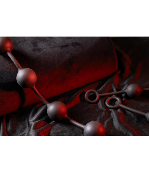 Ouch! by Shots Siliconen Anale Ballen - Klein - Zwart