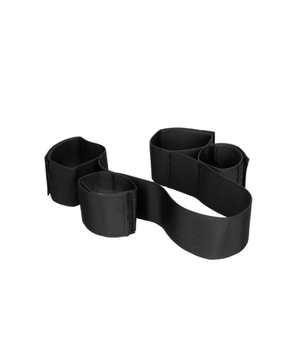 Ouch! by Shots Verstelbare Hand- en Enkelboeien Set - Zwart