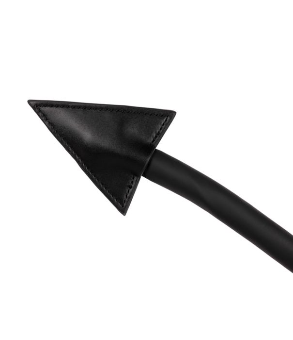 Ouch! by Shots Siliconen Anale Plug Duivelsstaart - Zwart/Rood