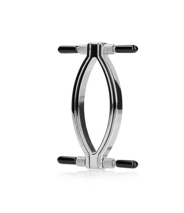 Ouch! by Shots Verstelbare Pussy Clamp - Zilver