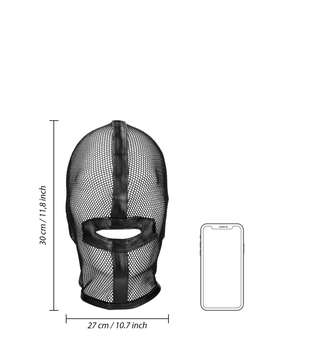 Visnetmasker - Zwart