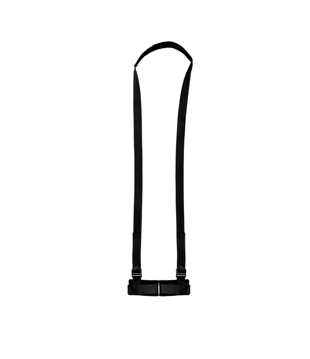 Ouch! by Shots Gevoerde Enkel Sling met Verstelbare Bandjes - Zwart