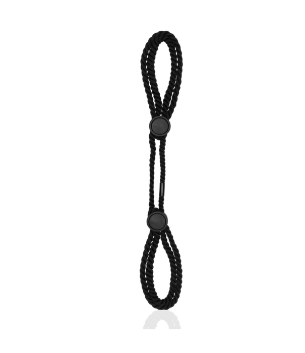 Ouch! by Shots Verstelbare Touw Handboeien - Zwart