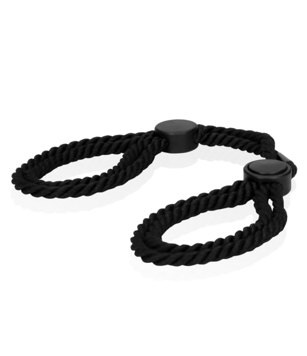 Ouch! by Shots Verstelbare Touw Handboeien - Zwart