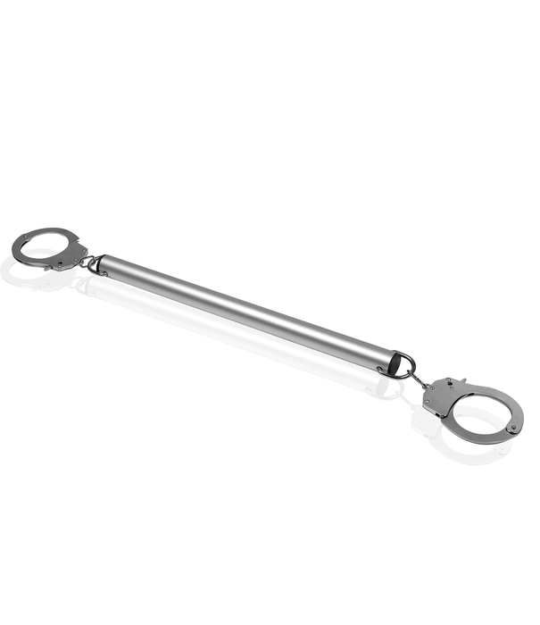 Ouch! by Shots Spreader Bar met Hand- of Enkelboeien - Zilver