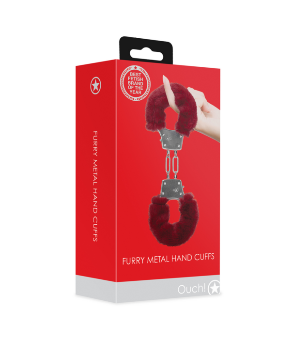 Ouch! by Shots Fluffy metalen handboeien