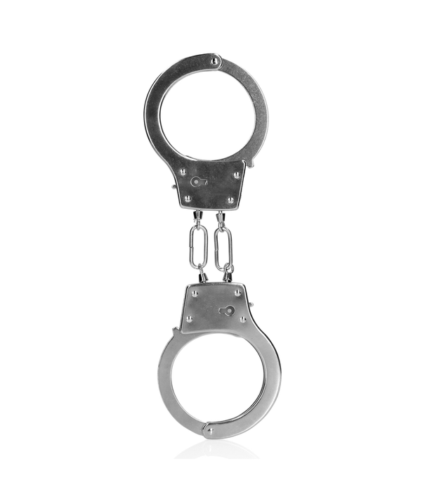 Ouch! by Shots Metalen Handboeien - Zilver