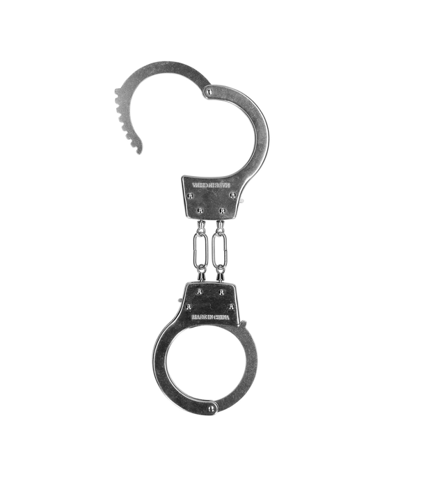 Ouch! by Shots Metalen Handboeien - Zilver