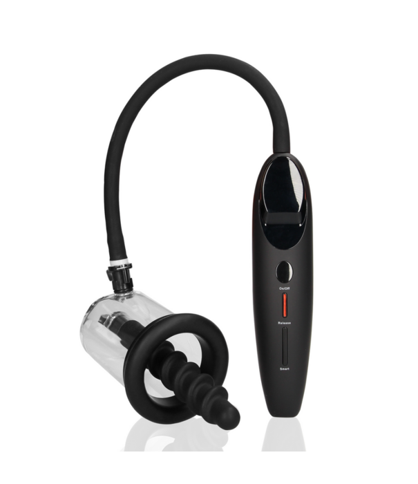 Ouch! by Shots Automatische Oplaadbare Rosing Pomp - Zwart